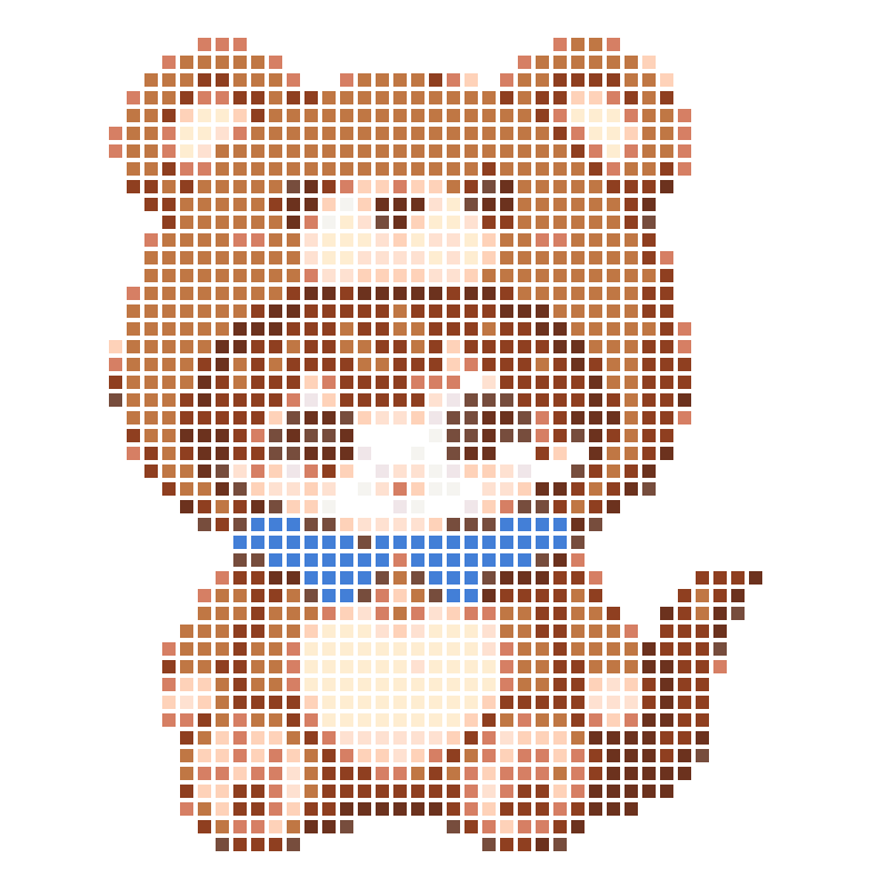 A super cute little boy wearing a brown bear costume