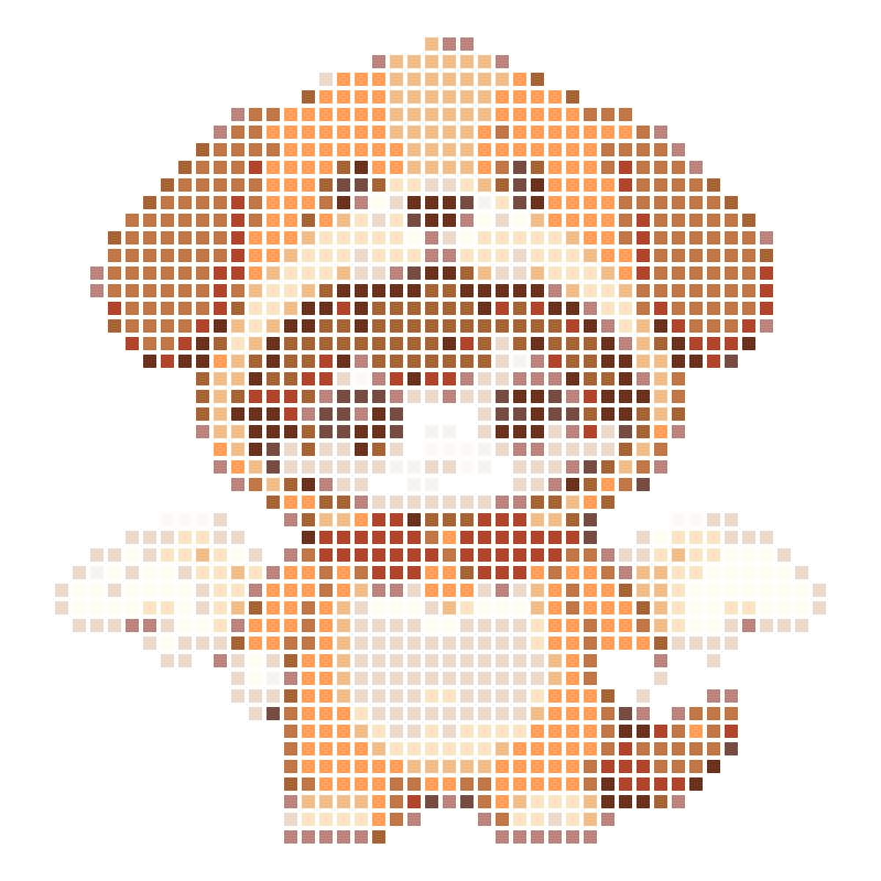 A cute little angel cartoon character wearing a puppy costume