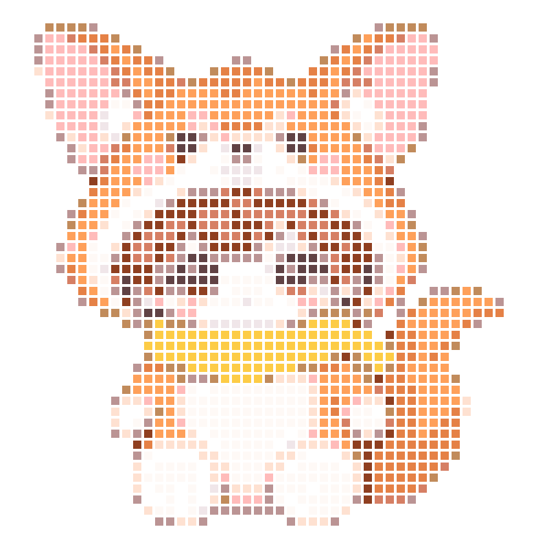 An adorably cute cartoon boy wearing a corgi headpiece