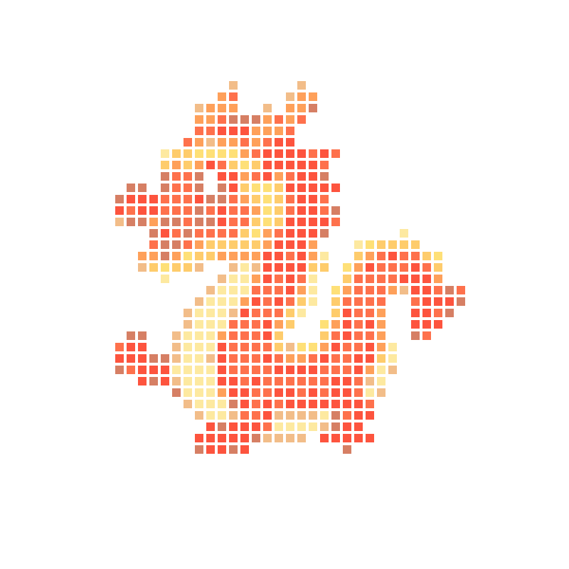 The festive and adorable cartoon Chinese dragon is filled with an auspicious atmosphere