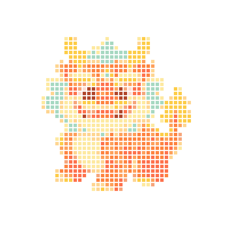 The cute chibi version of the Chinese dragon is festive and adorable, making it endearing