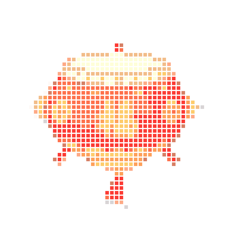 Cartoon 'Fu' character red drum decoration for the festive and auspicious Spring Festival