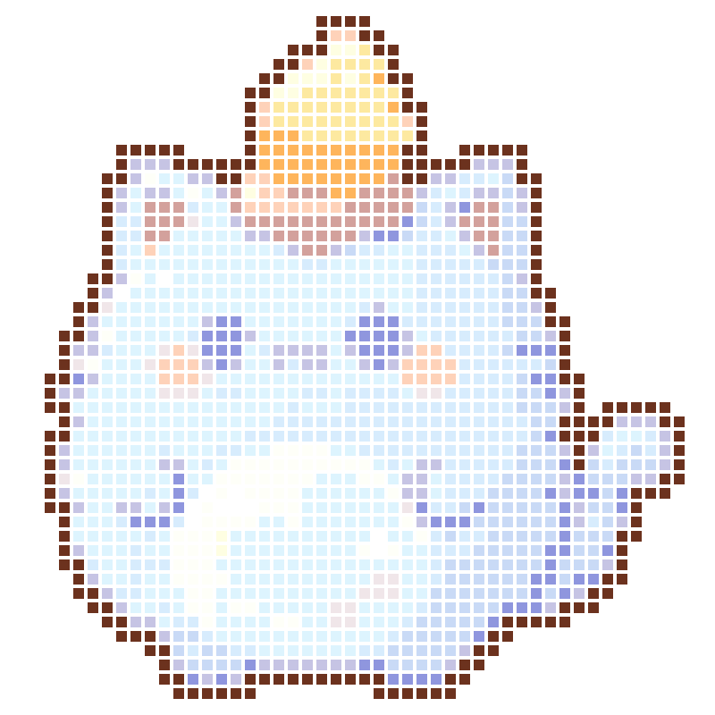 A soft, adorable, round kitten with ice cream on its head