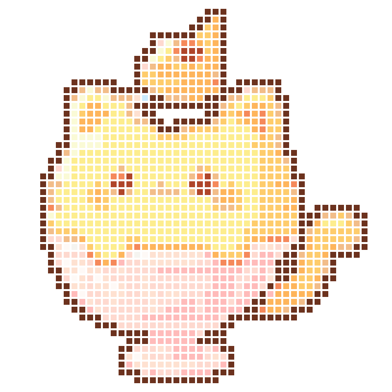 The cute cat transforms into an ice cream sundae