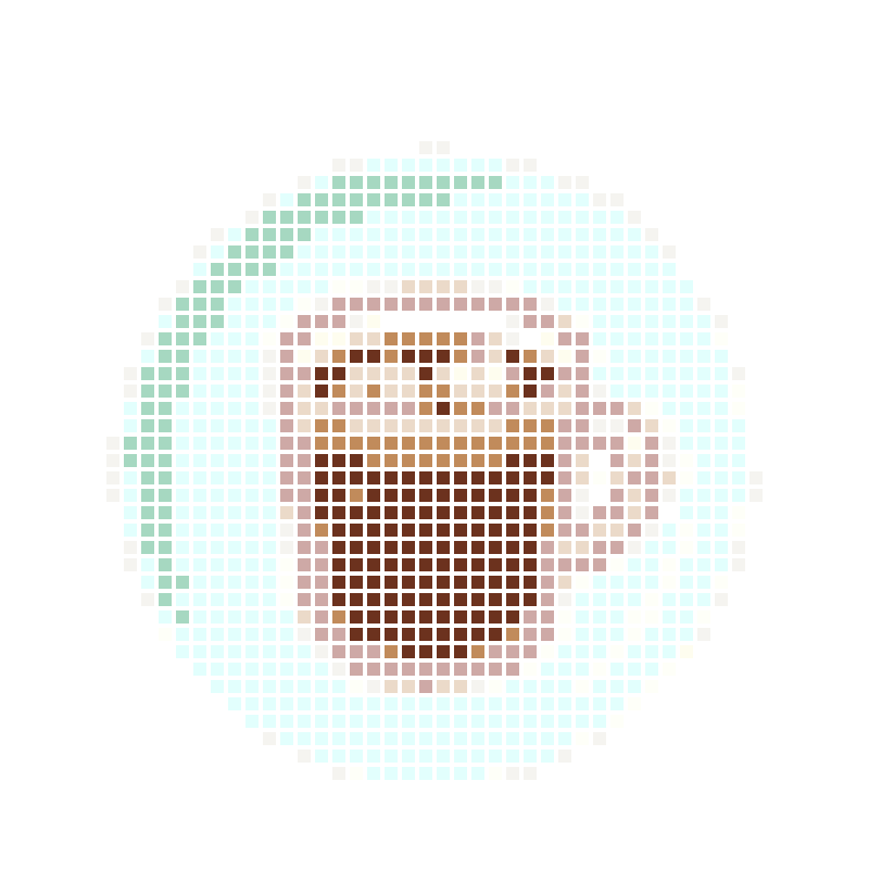 Cartoon iced coffee stickers — fresh and cute summer items