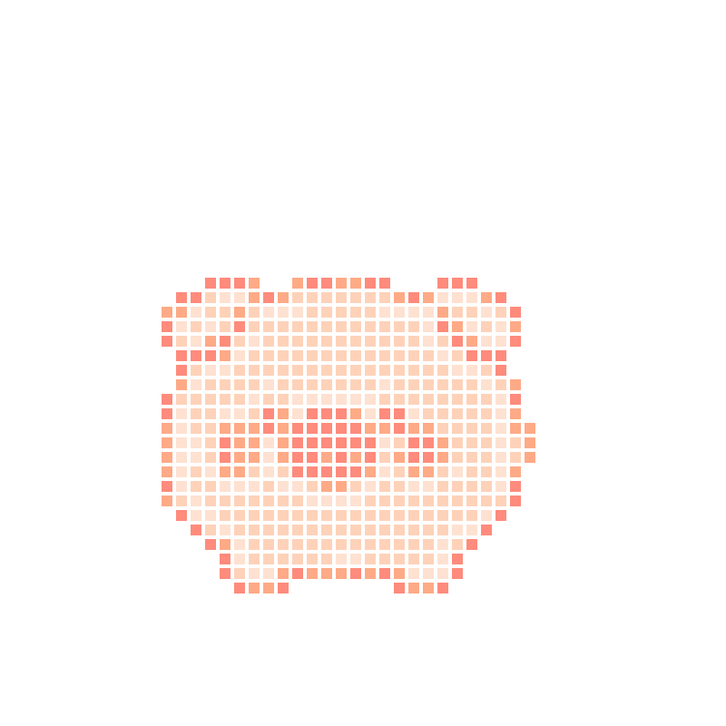 Soft and cute pink pig-shaped cartoon pendant