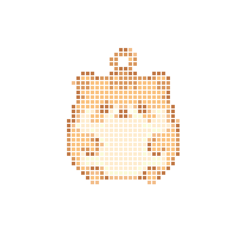 A super cute cartoon hamster-shaped key charm