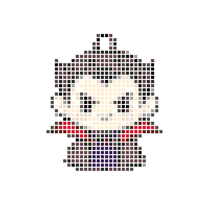 Chibi-style cute vampire-shaped keychain pendant