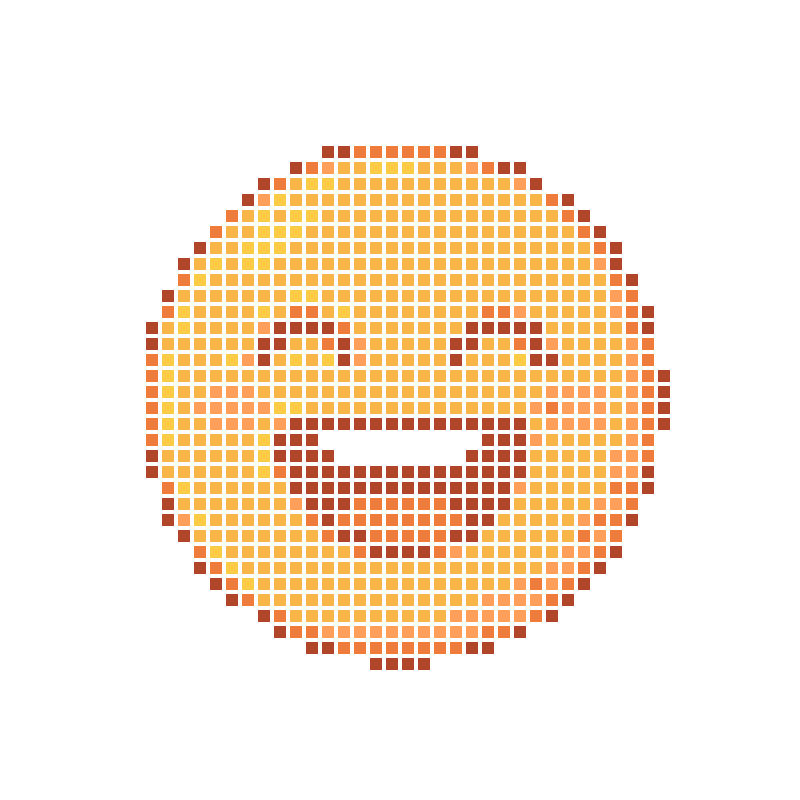 Cartoon expressions full of joyful laughter