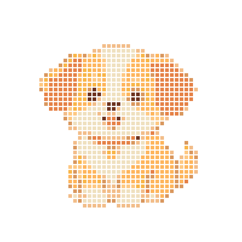 An illustration of a cute cartoon puppy happily sticking out its tongue