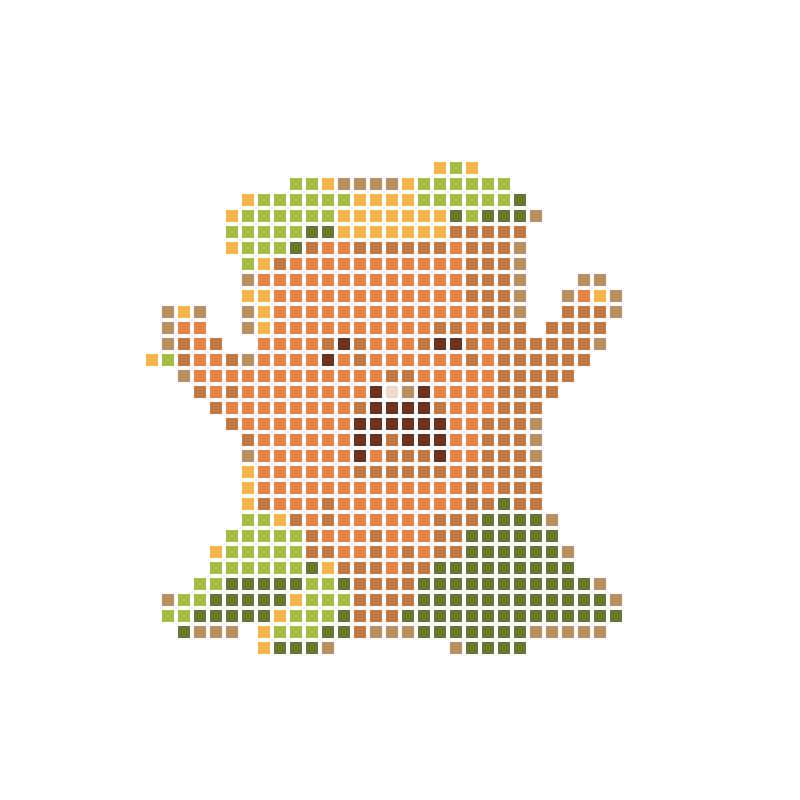 A lively and adorable cartoon anthropomorphic tree stump character