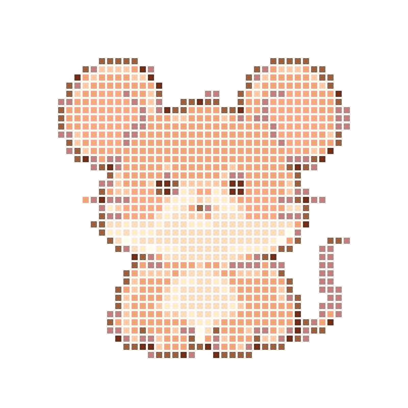 Super cute cartoon mouse illustrations