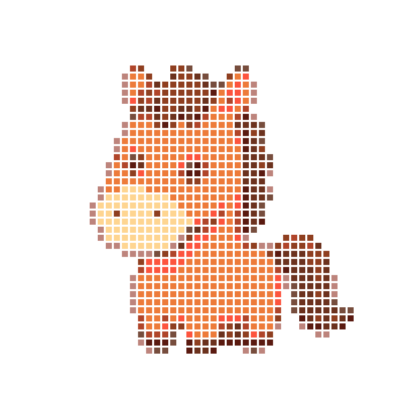 A cute and cute chibi-style cartoon pony character