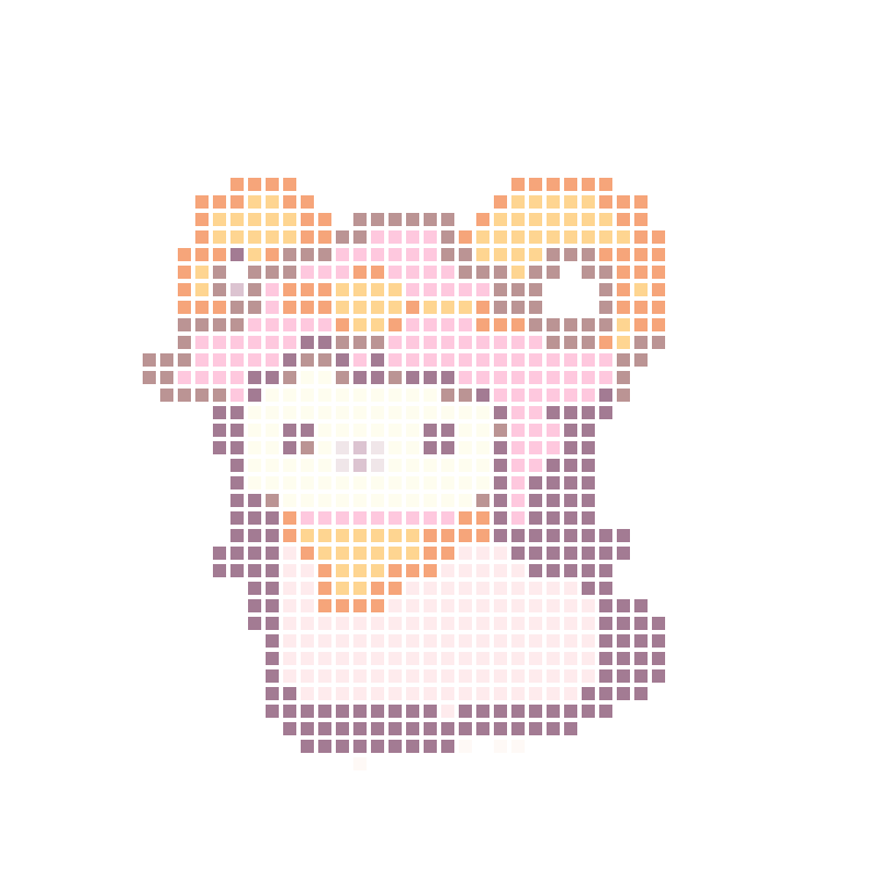 Super cute chibi version of Aries, adorable with stars