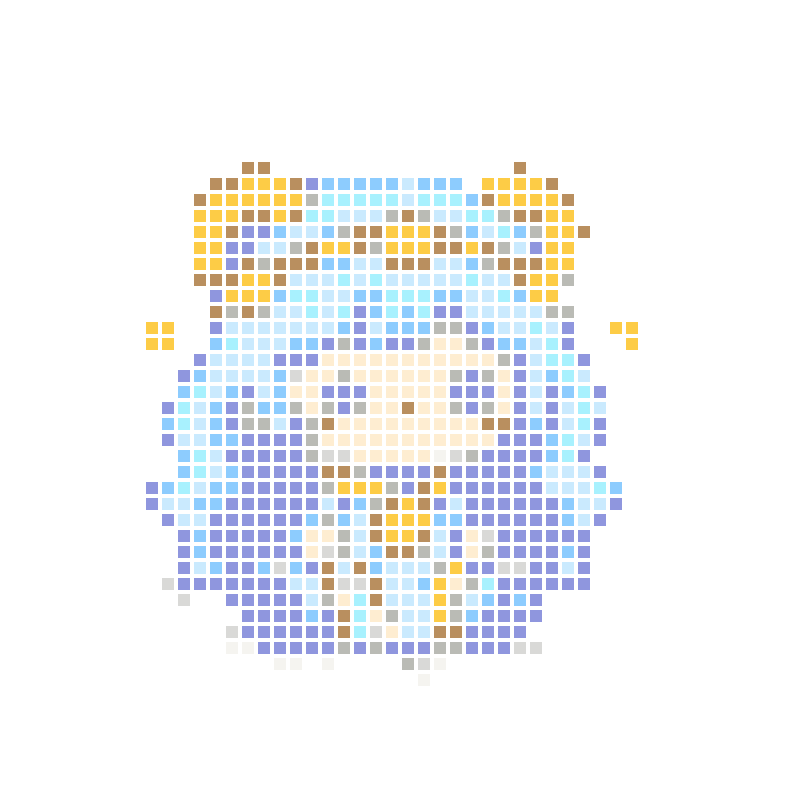 Cute chibi Aries girl adorned with super cute stars